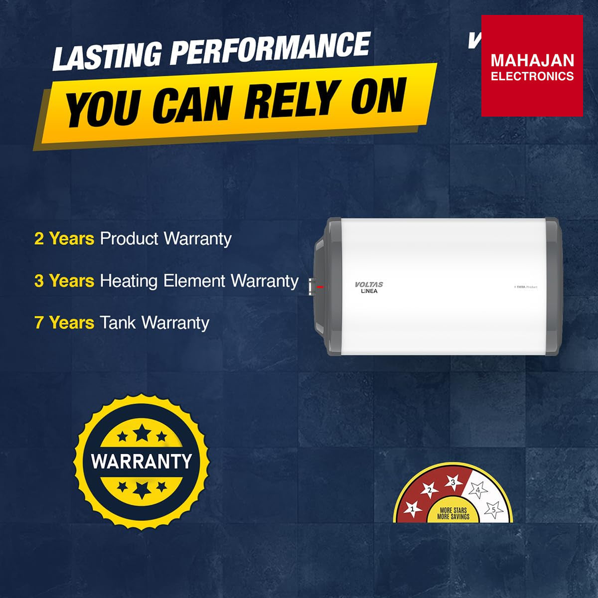 Voltas Linea 105HPBGY 10L Horizontal Water Heater Grey – Mahajan Electronics Online.
