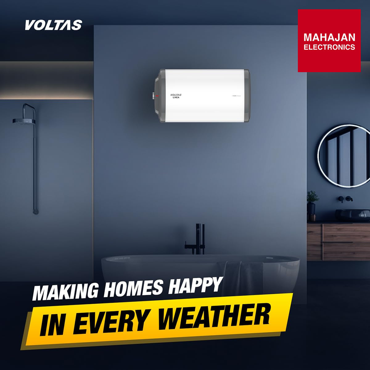 Voltas Linea 105HPBGY 10L Horizontal Water Heater Grey – Mahajan Electronics Online.