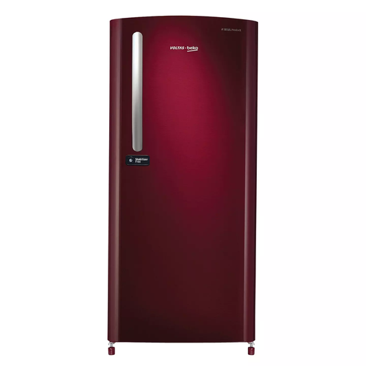 Voltas Beko 200 Litres 3 Star Direct Cool Single Door Refrigerator RDC220C54/XWEXXXXXG, Wine - Mahajan Electronics Online