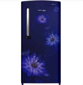 Voltas Beko RDC265B / W0DBE0M000UGD 230L 4 Star Direct Cool Single Door Refrigerator – Dahlia Blue | FreshBox™, FlexLift™, SafeBox™ | 2 Yr Warranty + 8 Yr Compressor Mahajan Electronics Online