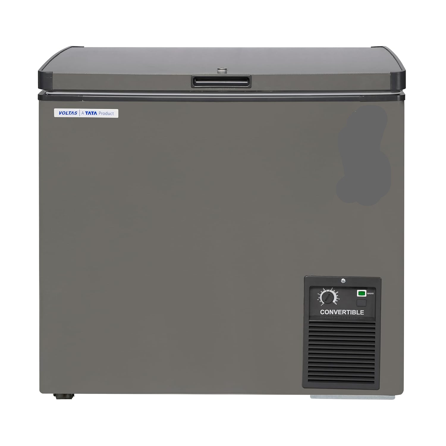 Voltas - CVF191SA3-P-GE 162L Single Door Convertible Deep Freezer (2 Star, Grey, CFC-Free, Made in India) Mahajan Electronics Online
