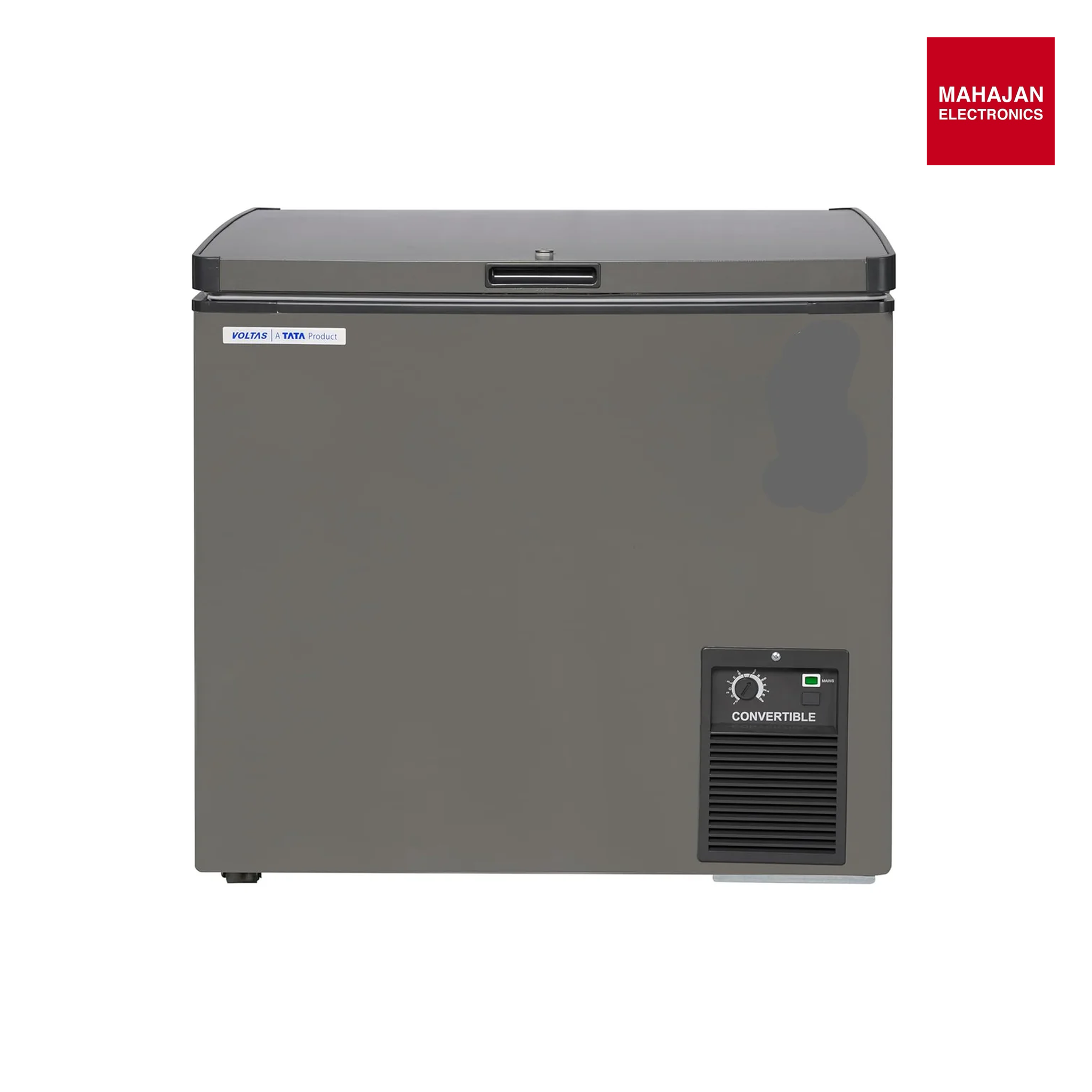 Voltas - CVF191SA3-P-GE 162L Single Door Convertible Deep Freezer (2 Star, Grey, CFC-Free, Made in India) Mahajan Electronics Online