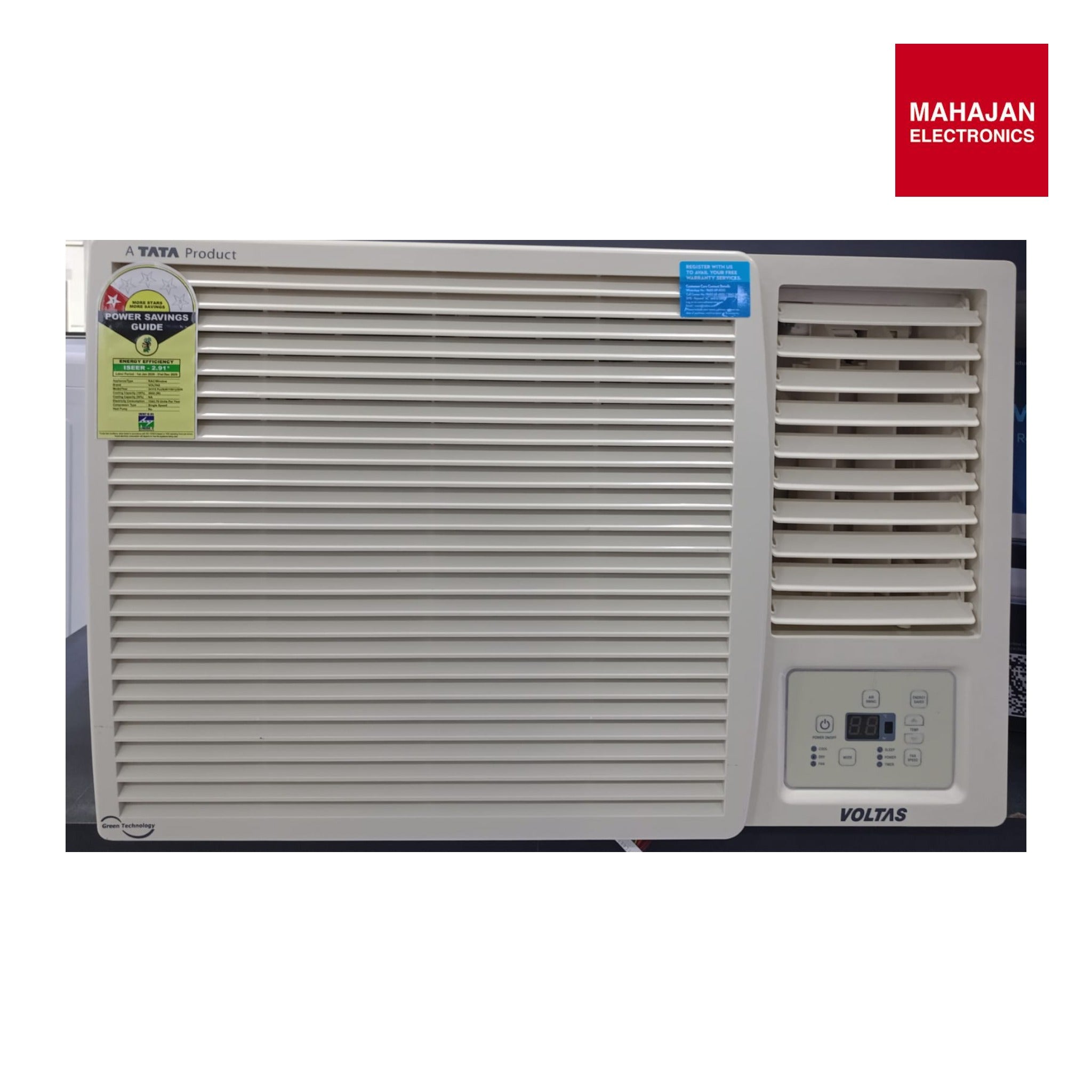 Voltas 241FS Plus 2 Ton 1 Star Fix Speed Window Air Conditioner/Copper Condenser/2026 Model-Online Mahajan Electronics
