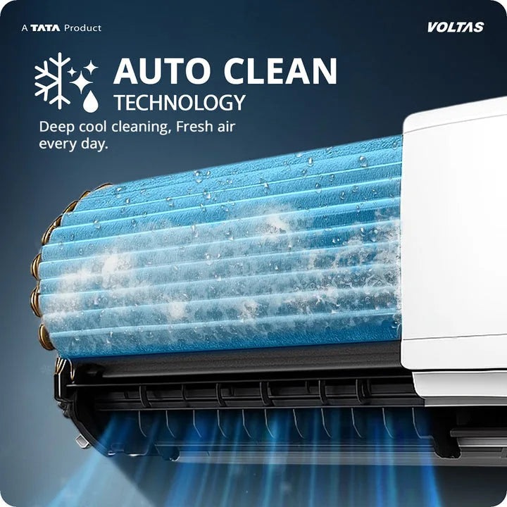 Voltas 245INV VACTRA PLUSH 2 Ton 5 Star Inverter Split AC (2026 Series)-Made in india-Online Mahajan Electronics