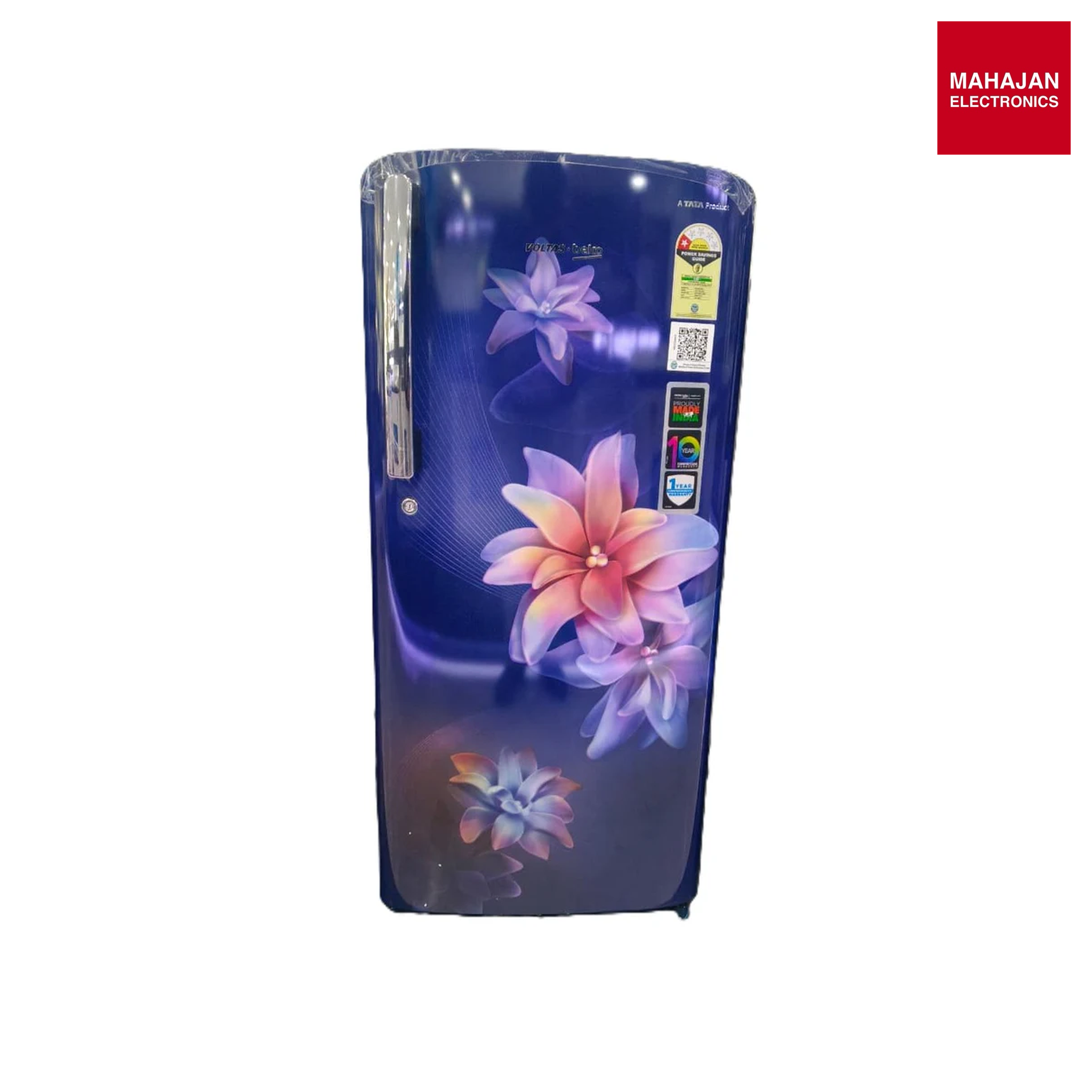 Voltas Beko - RDC208D1/1D0BSE0M0000GD 175 L Single Door Refrigerator | Direct Cool | Toughened Glass Shelves | Manual Defrost |Stella Blue-Online  Mahajan Electronics