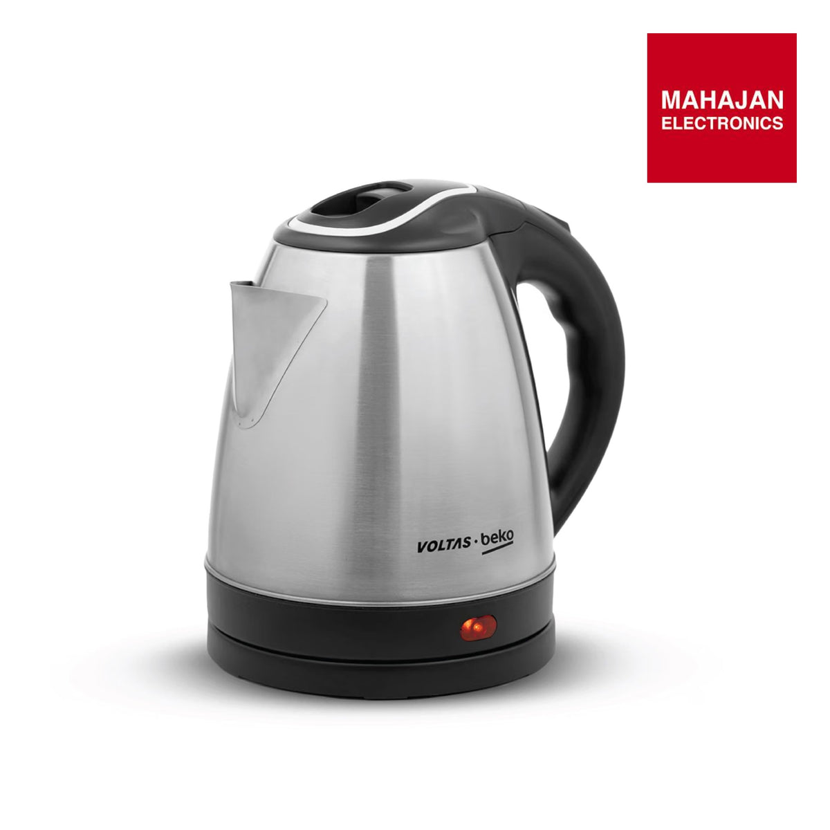 Voltas Beko K135X15H-SL 1.5 L Electric Kettle | 1350W Fast Boil | Stainless Steel | Auto Cut-Off &amp; Dry-Boil Protection | Silver-Online Mahajan Electronics