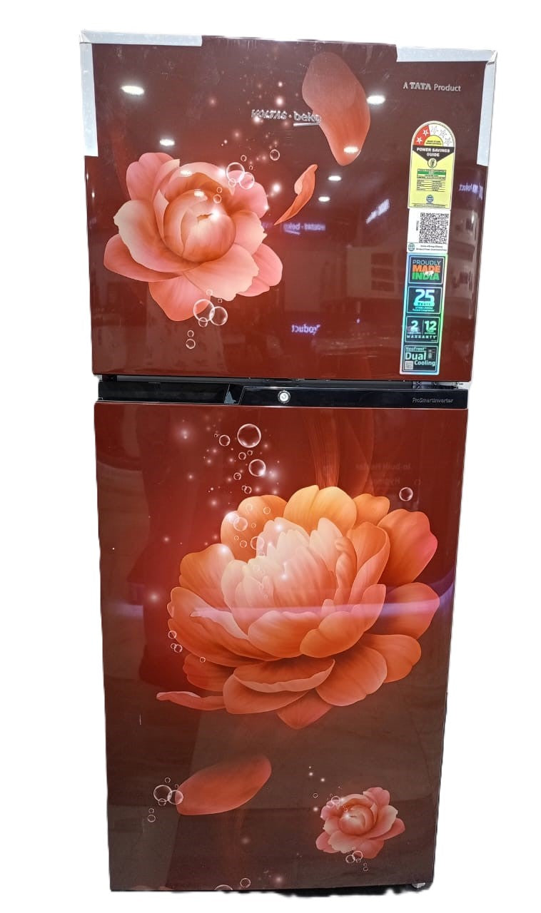 Voltas Beko RFF284C/2WPV100RBWDP  245L 2 Star Frost Free Double Door Refrigerator ProSmart Inverter | Blossom Win-Online Mahajan Electronics