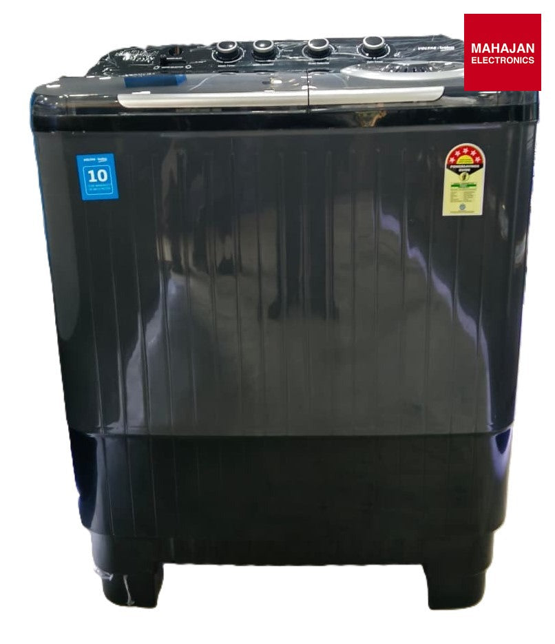 Voltas Beko WTT14UEA/BKSSDG4PTDA 14 kg Semi-Automatic Washing Machine – Black-Online Mahajan Electronics
