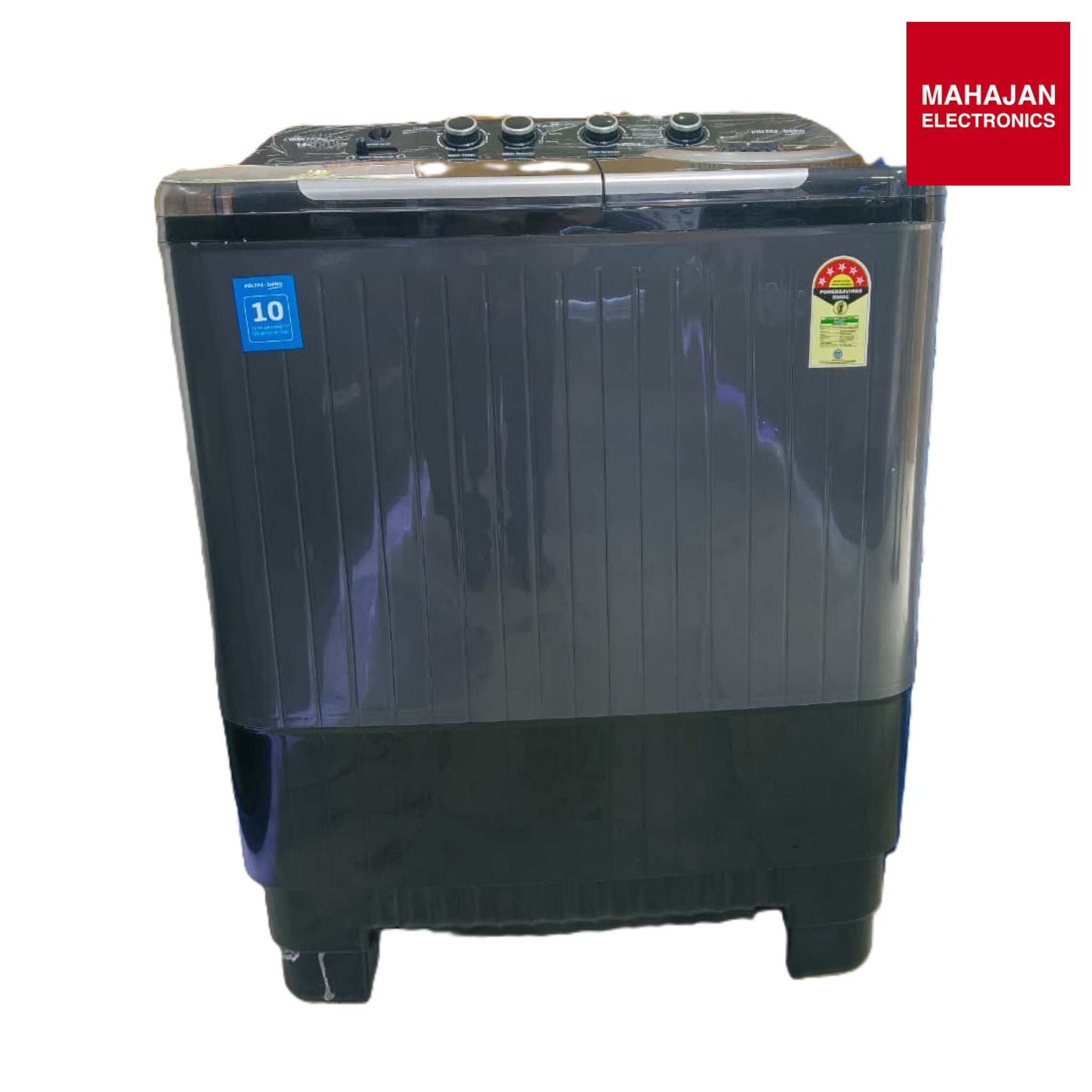 Voltas Beko WTT14UEA/BKSSDG4PTDA 14 kg Semi-Automatic Washing Machine – Black-Online Mahajan Electronics
