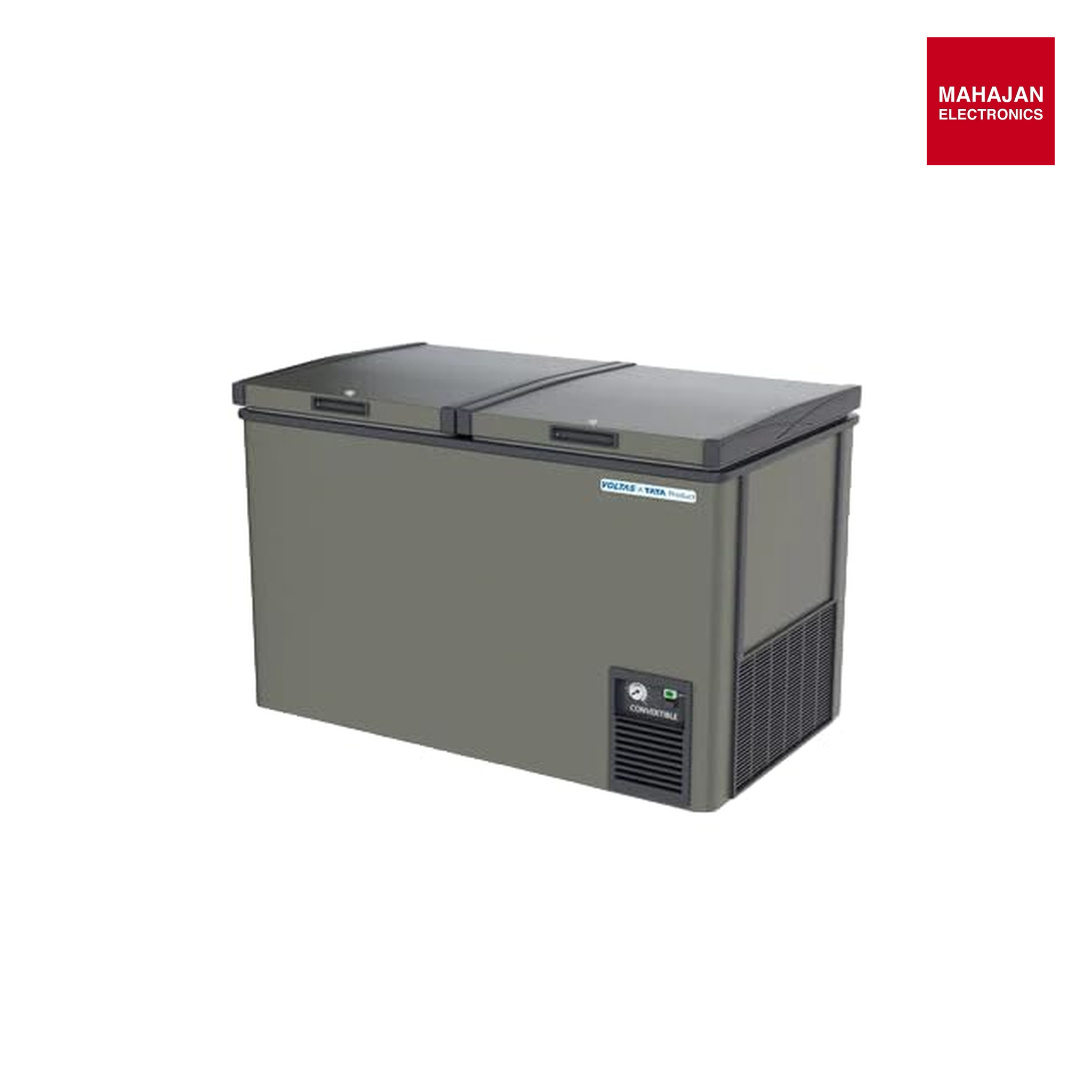 Voltas CVF500DA4- P3-GE CONVERTIBLE Grey 3 Star Hard Top Deep Freezer Hard top deep freezer ( 469 Litre)-Online Mahajan Electronics