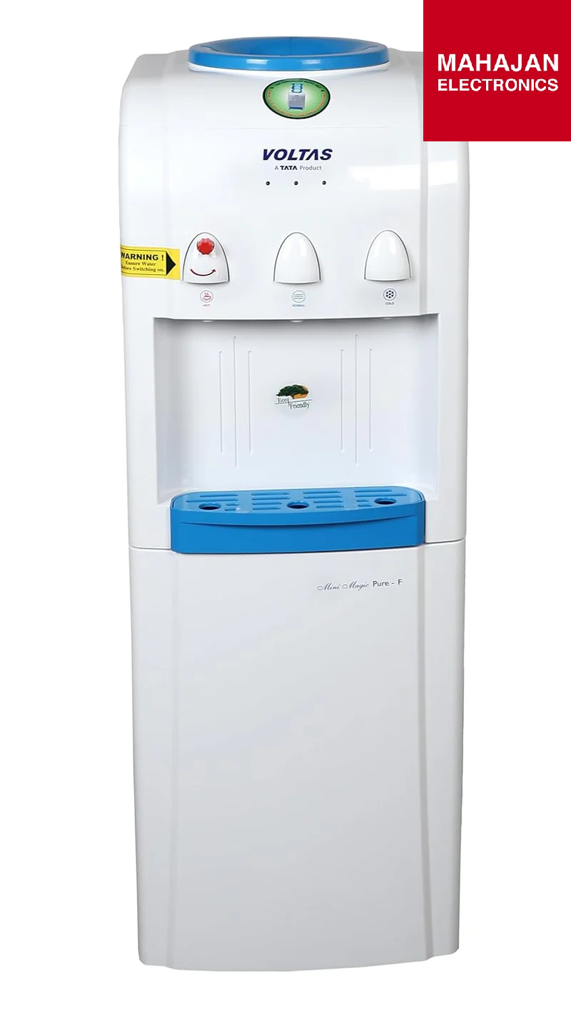 Voltas Mini Magic Pure-F 500W Floor Mounted Water Dispenser (White) | Hot, Normal &amp; Cold Water | Without Cooling Cabinet