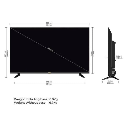 Vu Cinema 108 cm (43 inch) Ultra HD (4K) LED Smart WebOS TV 2024 Edition (43CINEMA)  Mahajan Electronics Online