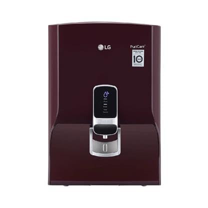 LG Water Purifier WW120NNC with (8L) STS Tank, UF+UV+Heavy Metal Remover+Virus Clean+, UV in Tank, HMR Carbon Filter (Crimson Red) - Mahajan Electronics Online