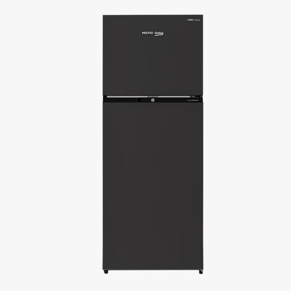 Voltas Beko RFF295D60/XBRXDIXXX 275 Litres 2 Star Frost Free Double Door Refrigerator Wooden Black - Mahajan Electronics Online