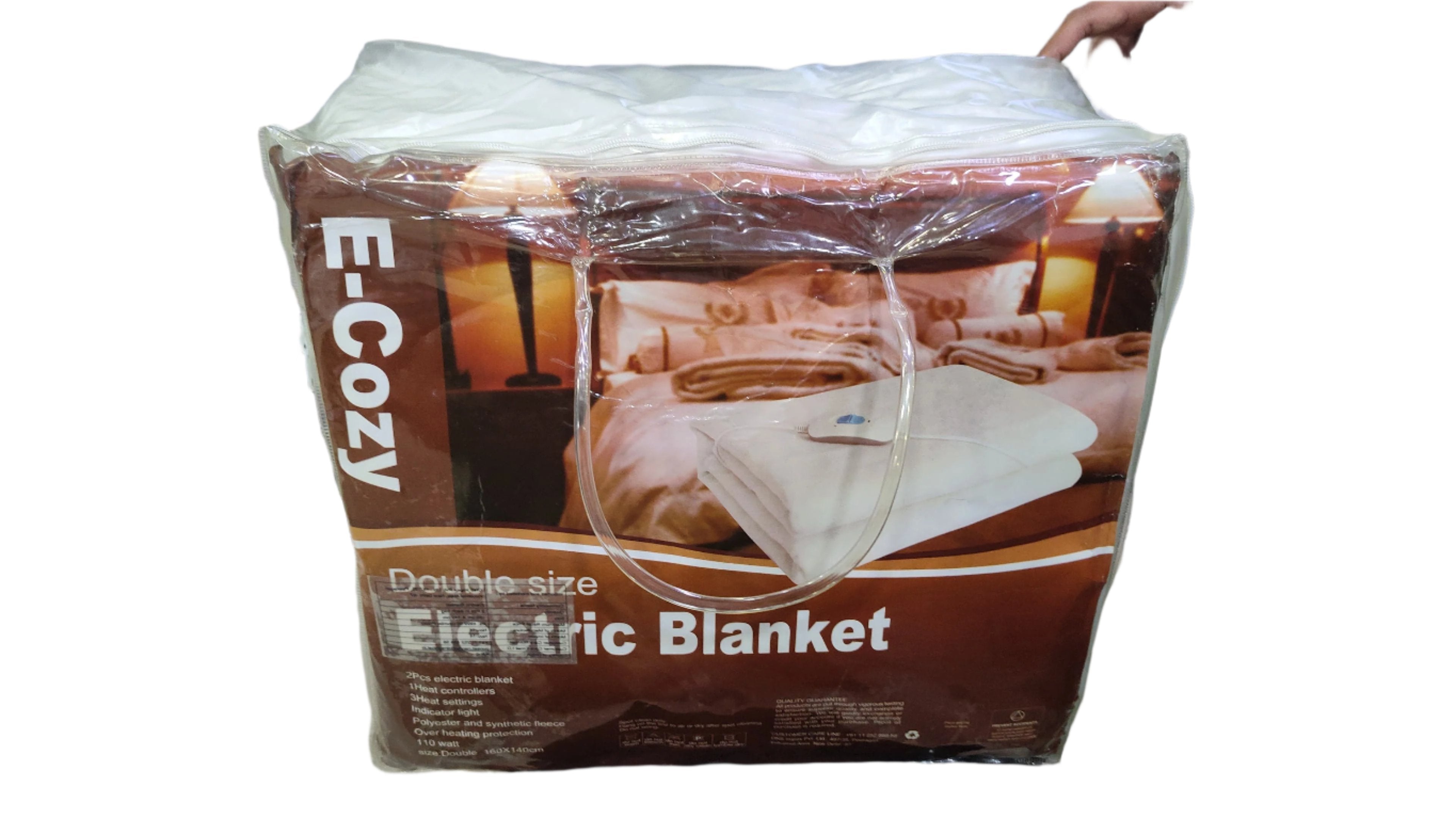 E-Cozy Electric Blanket Double Size - Heat Settings Mahajan Electronics Online