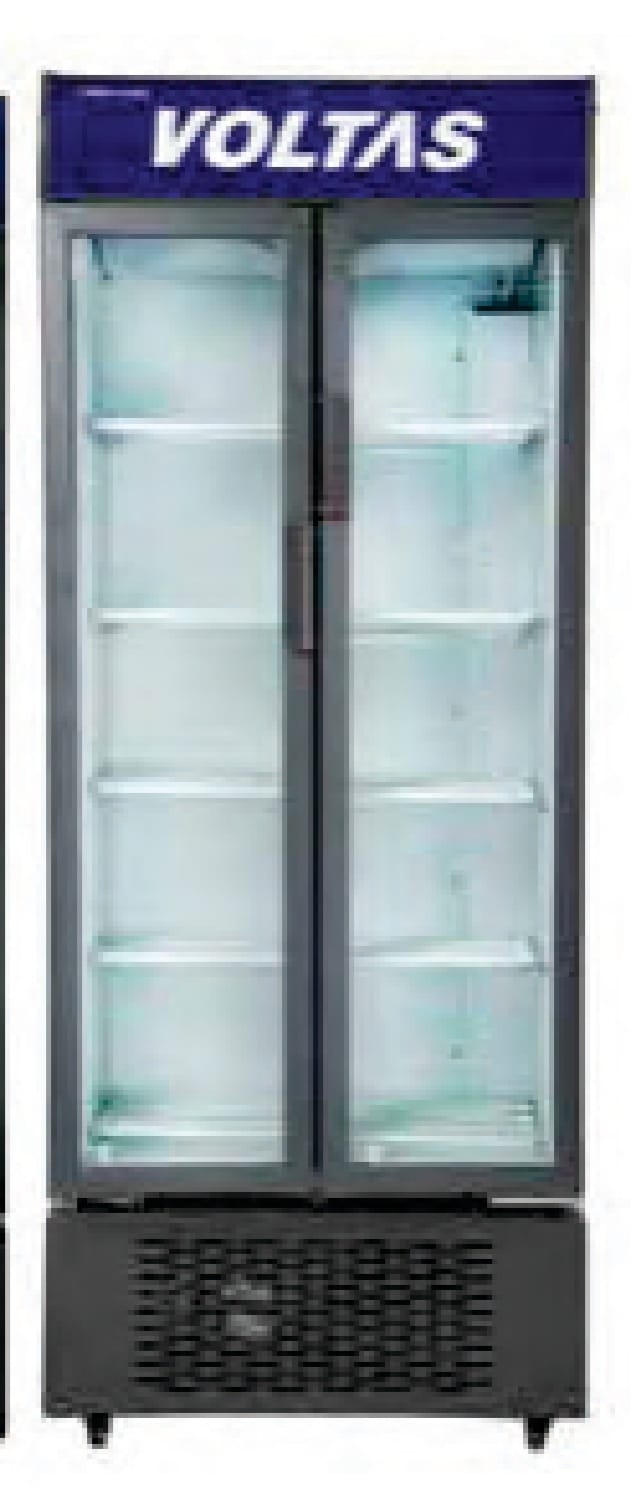 Voltas VC GT 550 DD P 550Litre Double Door Visi Cooler Gry Mahajan Electronics Online