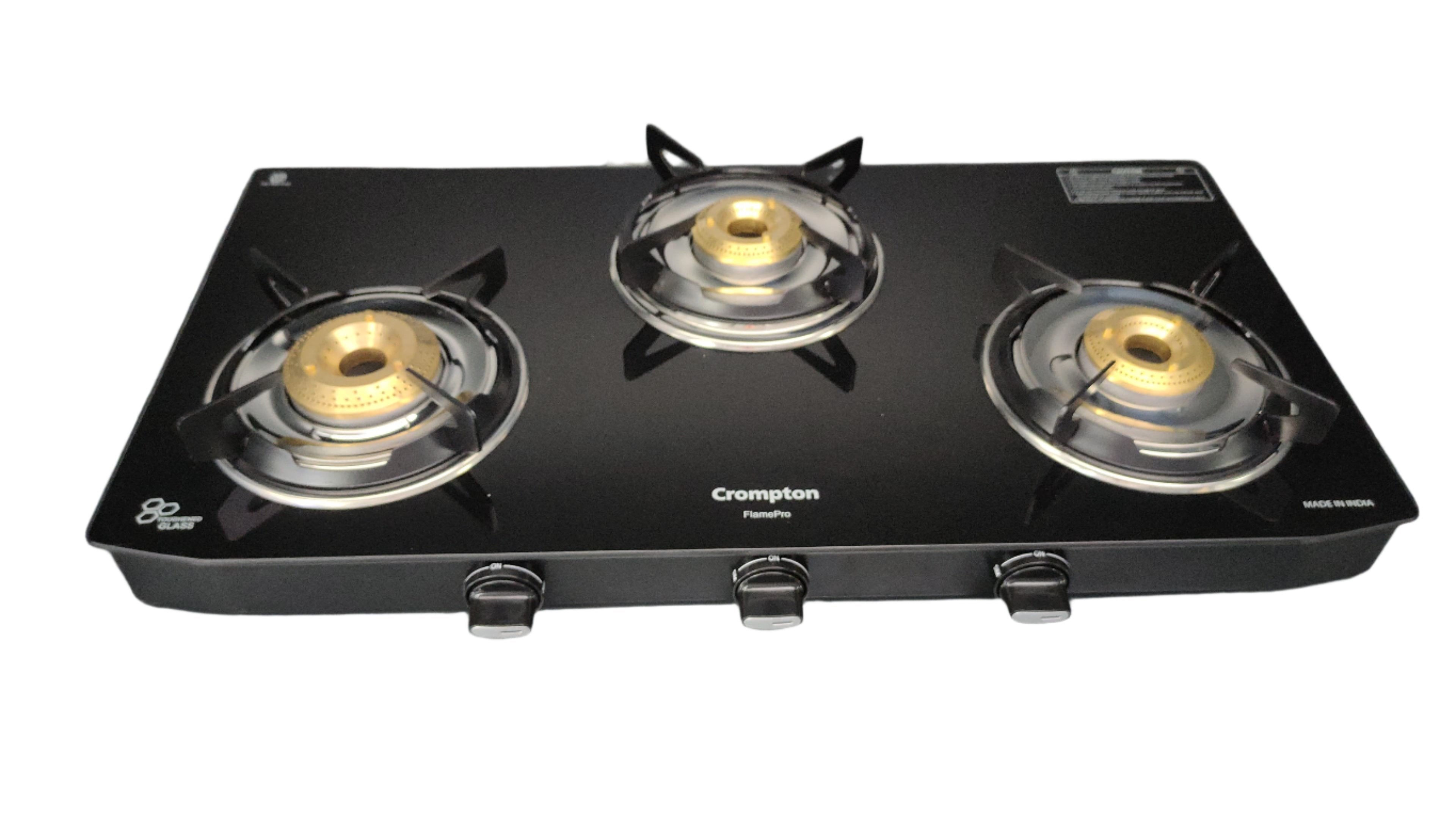 Crompton CKT-FPR653-MSB 3 Burner Gas Stove 3 Burner Gas Stove Mahajan Electronics Online