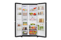 LG GL-B257JWB3 650L Side-by-Side Refrigerator, Convertible, Multi-Air Flow, Auto Smart Connect™, Western Black, 3-Star Mahajan electronics online