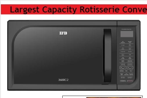 IFB 36BRC2 36 Litre Convection Microwave Oven ( Black) Mahajan Electronics Online