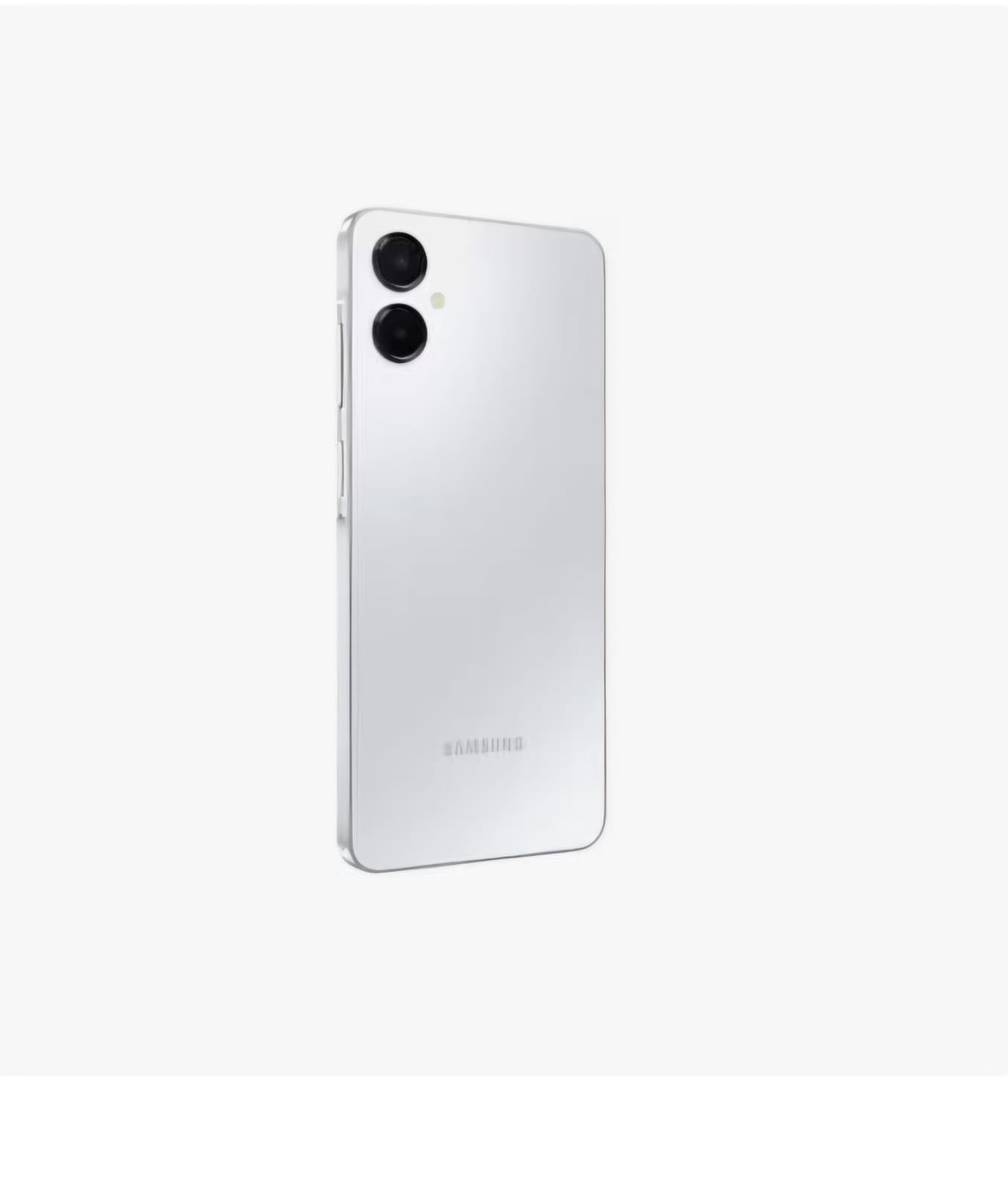 Samsung Galaxy A06 5G (Light Grey, 6GB RAM, 128GB Storage)| True 5G with 12 5G Bands | 50MP Dual Camera | 4 Gen Updates | IP54 | Voice Focus With 25W Adapter Mahajan Electronics Online