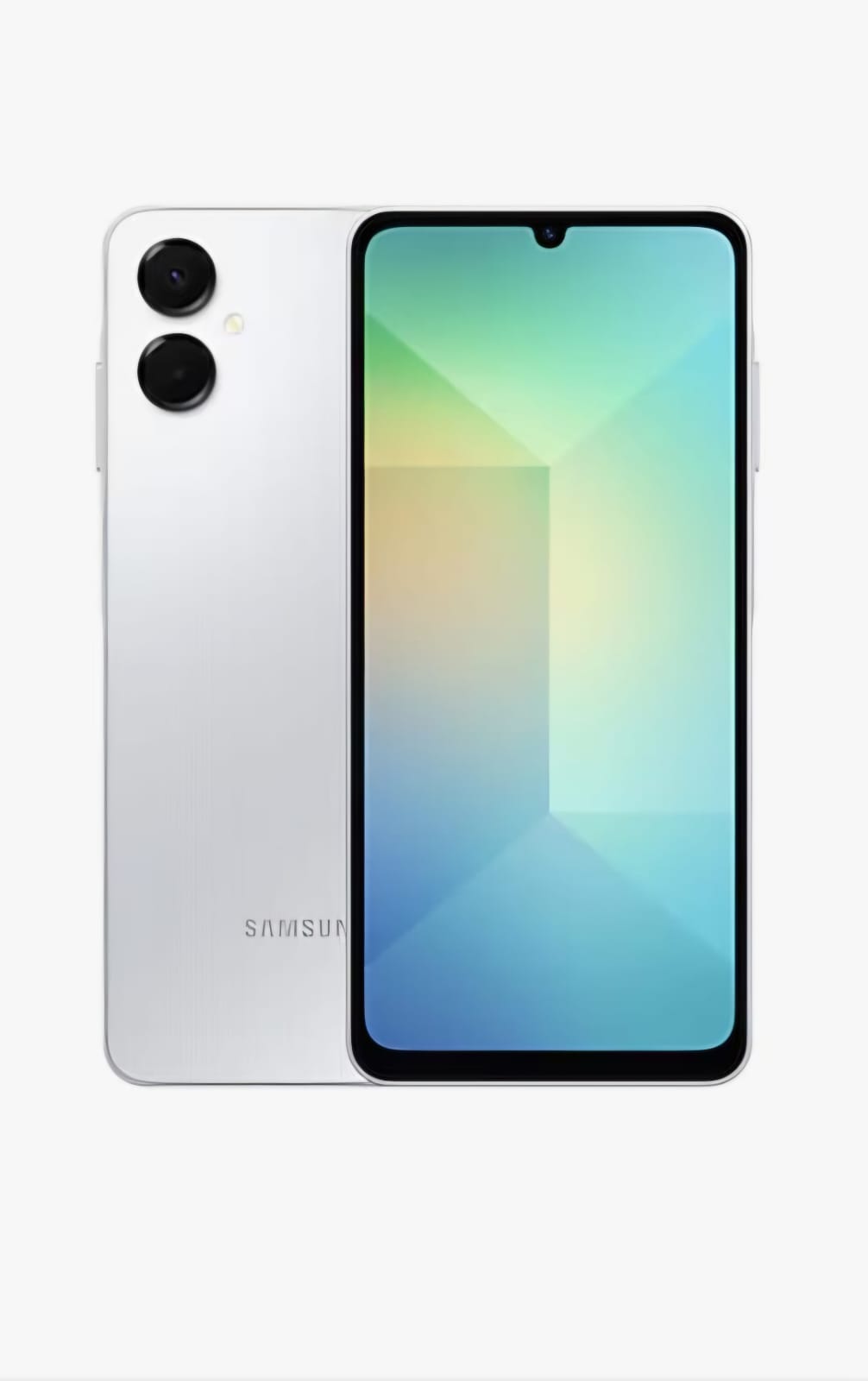 Samsung Galaxy A06 5G (Light Grey, 6GB RAM, 128GB Storage)| True 5G with 12 5G Bands | 50MP Dual Camera | 4 Gen Updates | IP54 | Voice Focus With 25W Adapter Mahajan Electronics Online