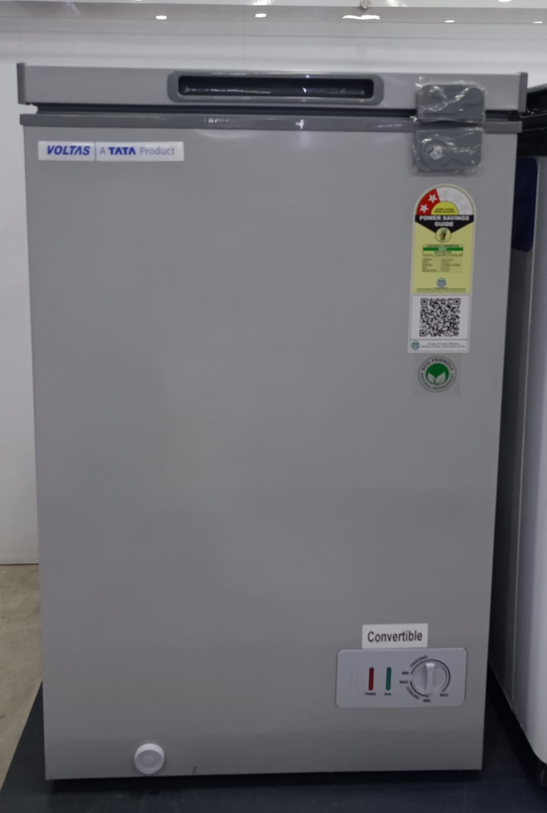 Voltas CVF136SB2-A-G2 97L Double Door Deep Freezer | Convertible | R290 | 2 Star | White Mahajan Electronics Online