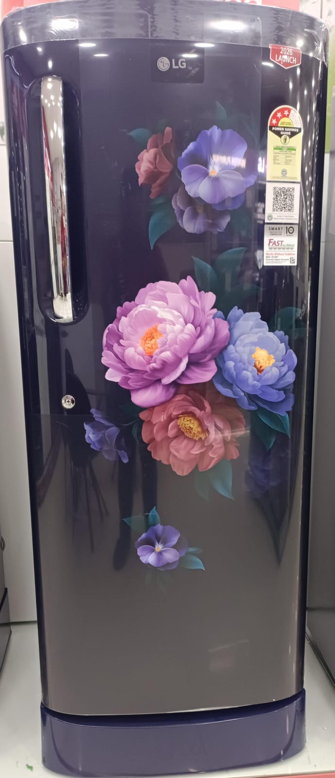 LG GLD2336ZARS 224 L 3 Star Direct Cool Single Door Refrigerator | Smart Inverter Compressor |  Fast Ice Making | Stabilizer Free Wine Spring Mahajan Electronics Online