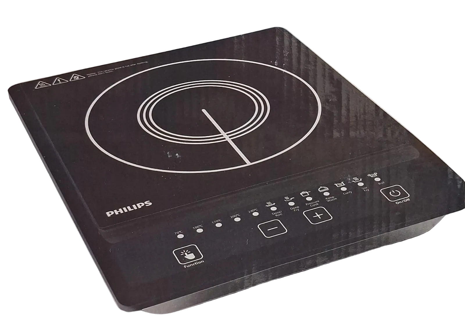 Philips HD4944/00 1500W Induction Cooktop with Push Button Controls, 7 Preset Menus & 3-Year Coil Warranty – Black Mahajan Electronics Online