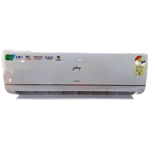 Godrej SIC 12TTC3-GWK 1 Ton 3 Star Inverter Split AC (Copper, 5-in-1 convertible, Nano-Coated anti-viral filter AC 1T White) Mahajan Electronics Online