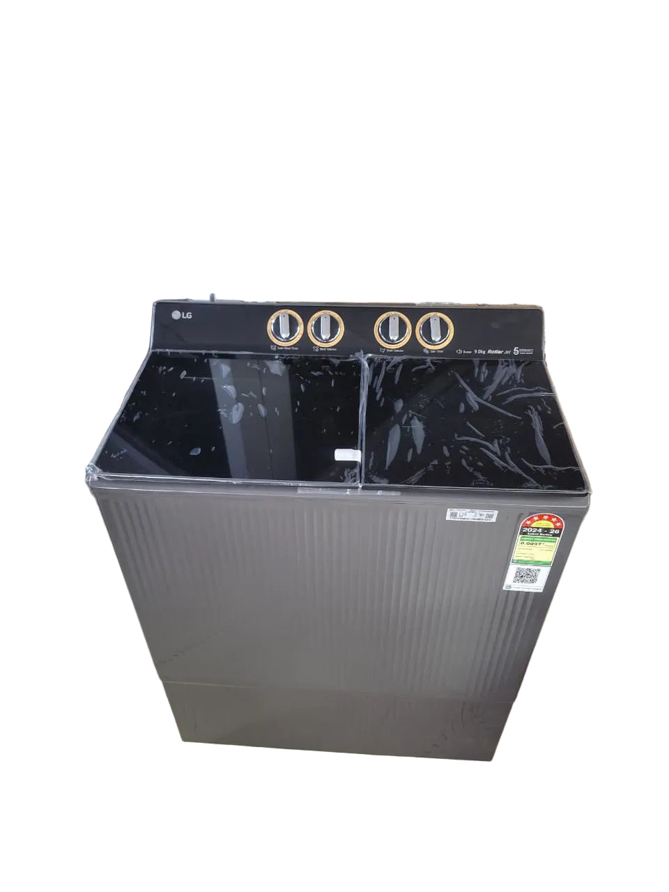 LG PX900H7SK4Z 9 KG Washing Machine with Dual Spin Shower, 3+1 Wash Program, Rat Away Technology, Middle Black, 5 Star LG