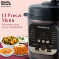 Morphy Richards WizPot 6 Litres 1000W Electric Pressure Cooker| Customised Preset for Indian Cooking| Automatic Shut-Off| Metallic Brown - Mahajan Electronics Online