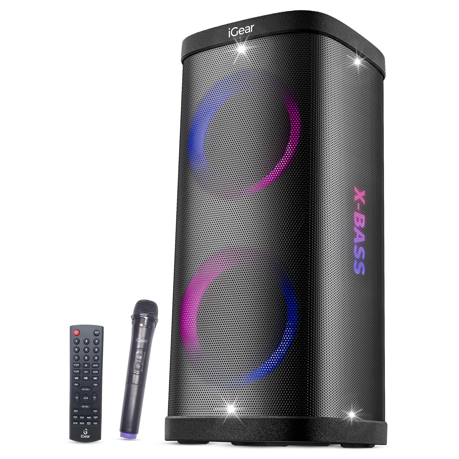 IGear X-Bass 100 Speaker Type Tower Connectivity Technology Bluetooth Special Feature Bass Boost, Usb Port, Shockproof - Mahajan Electronics Online