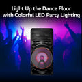 LG XBOOM RNC5 Party Speaker, Multi Color Lighting, Karaoke Feature, 1 Mic + 1 Guitar Input, Wireless Party Link, USB, Bluetooth Connection, XBOOM App - Mahajan Electronics Online