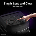 LG XBOOM RNC5 Party Speaker, Multi Color Lighting, Karaoke Feature, 1 Mic + 1 Guitar Input, Wireless Party Link, USB, Bluetooth Connection, XBOOM App - Mahajan Electronics Online