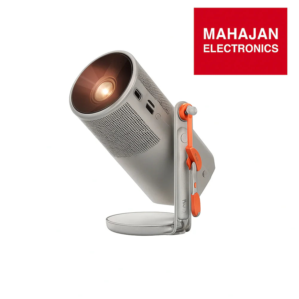 XGIMI MoGo 4 Laser Portable Projector | 550 ISO Lumens, 1080p FHD, Google TV, Harman Kardon Sound, 360° Stand | Mahajan Electronics Delhi NCR