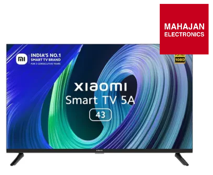 Xiaomi 5A 108 cm (43 inch) Full HD LED Smart Android TV – Dolby Audio | PatchWall | Bezel-Less Design