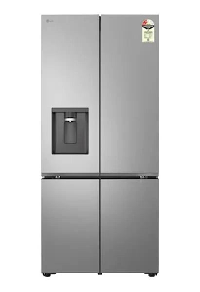 LG GV-F25FFLJB 604L French Door Refrigerator, Water Dispenser, Fresh Converter+, DoorCooling Prime Silver Finish, 2 Star MAHAJAN ELECTRONICS ONLINE
