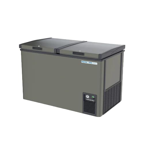 Voltas CVF500DA4-P2-GW CONVERTIBLE Grey 4Star Hard Top Deep Freezer Hard top deep freezer (469 Litre)-Online Mahajan Electronics