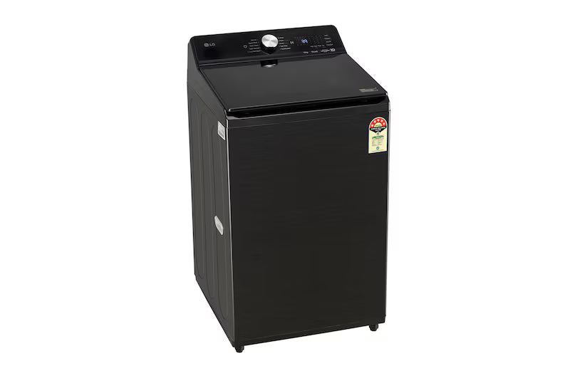 LG TX510SWP 10Kg Top Load Washing Machine, AI Direct Drive™, In-Built Heater, Stain Clean, Platinum Black, 5 Star -  Mahajan Electronics Online