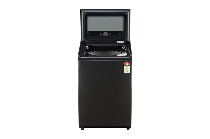 LG TX510SWP 10Kg Top Load Washing Machine, AI Direct Drive™, In-Built Heater, Stain Clean, Platinum Black, 5 Star -  Mahajan Electronics Online