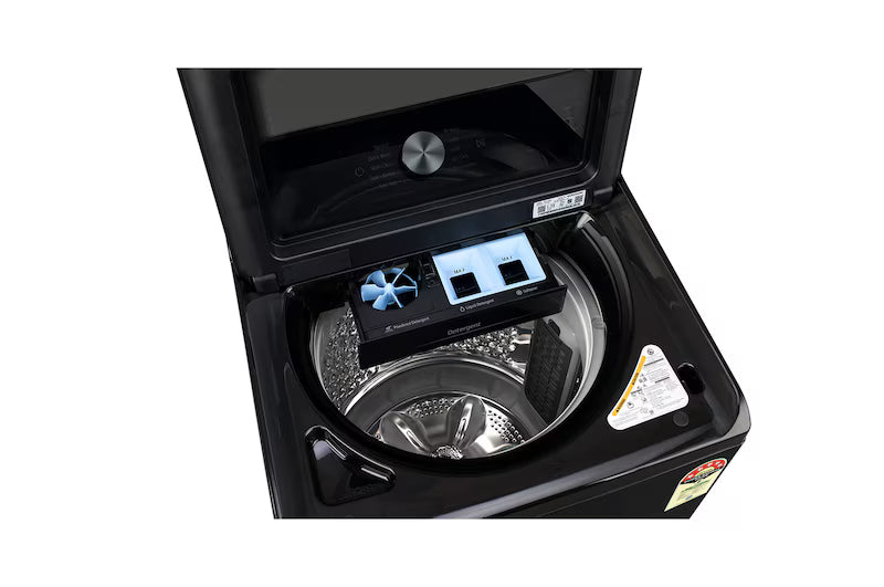 LG TX510SWP 10Kg Top Load Washing Machine, AI Direct Drive™, In-Built Heater, Stain Clean, Platinum Black, 5 Star -  Mahajan Electronics Online