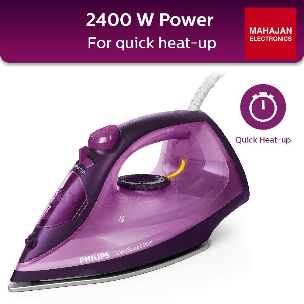 Philips EasySpeed Plus Steam Iron GC2147/30-2400W, Quick Heat Philips