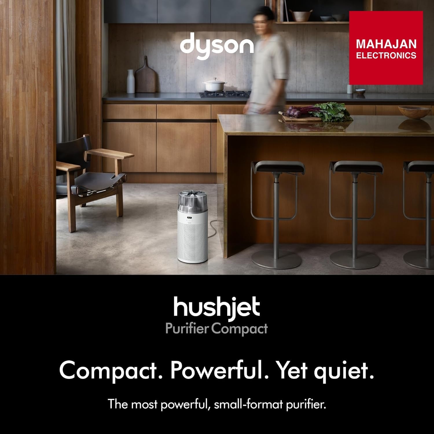 Dyson Hushjet Purifier Compact-HJ10 | Removes 99.97% of pollutants as small as PM 0.3 | Upto 5 Yr – Mahajan Electronics Online.