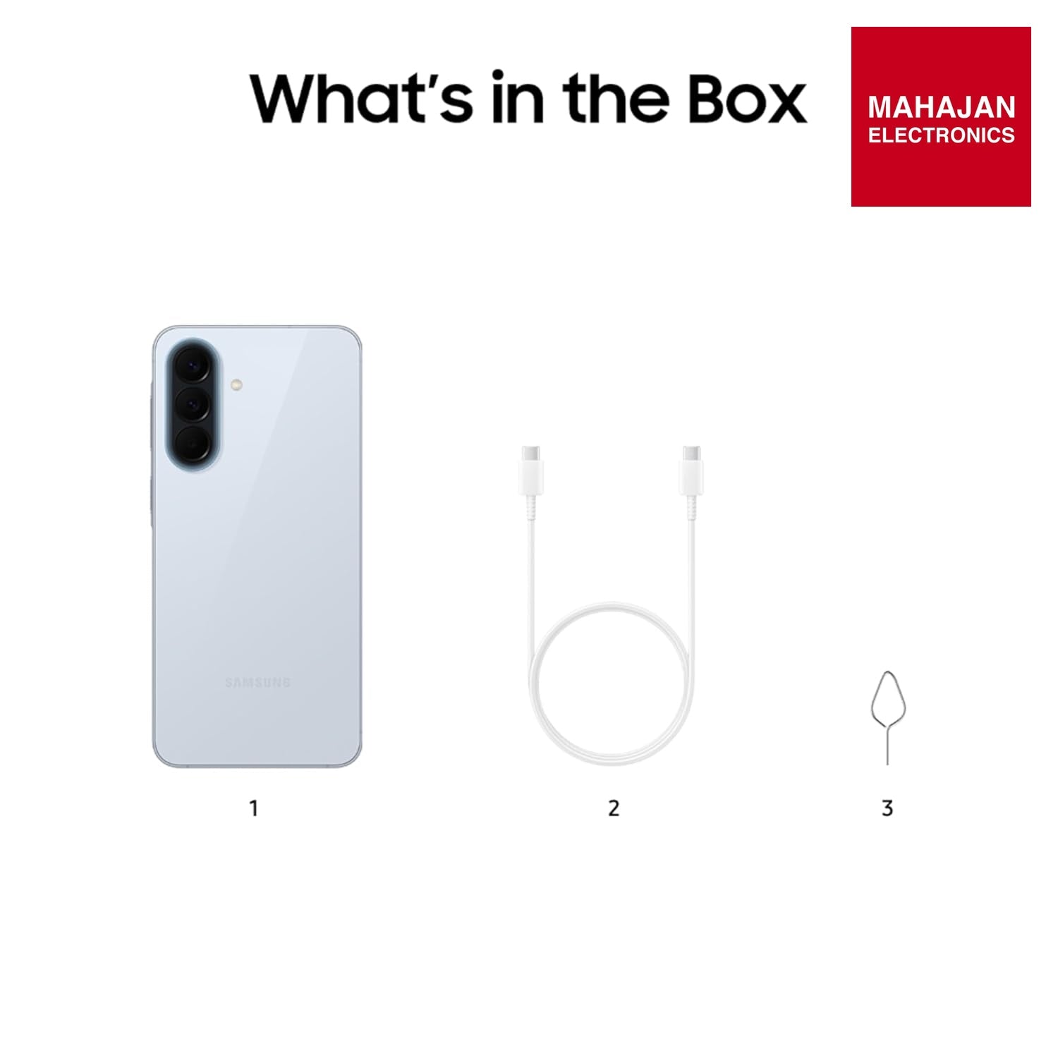 Samsung Galaxy A57 5G (Awesome Icyblue, 12GB RAM, 256GB Storage), Agentic AI, Triple Camera with Nightography – Mahajan Electronics Online.