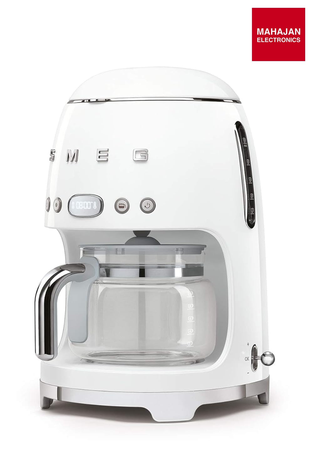 SMEG DCF02WHEU Filter Coffee Machine 50'S Style - White – Mahajan Electronics Online.