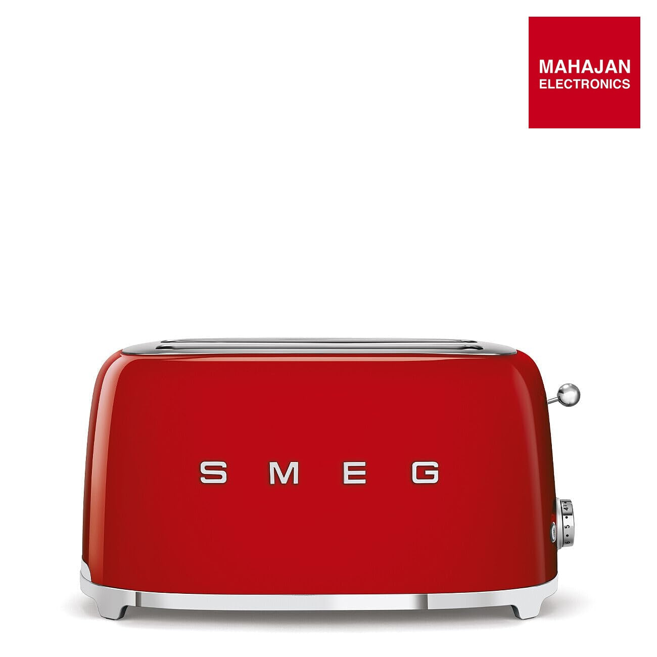 Smeg TSF02RDEU Toaster, 2 Extra Wide Slot Original Italian Brand, Auto Center for Even Browning, Smart Crumb – Mahajan Electronics Online.