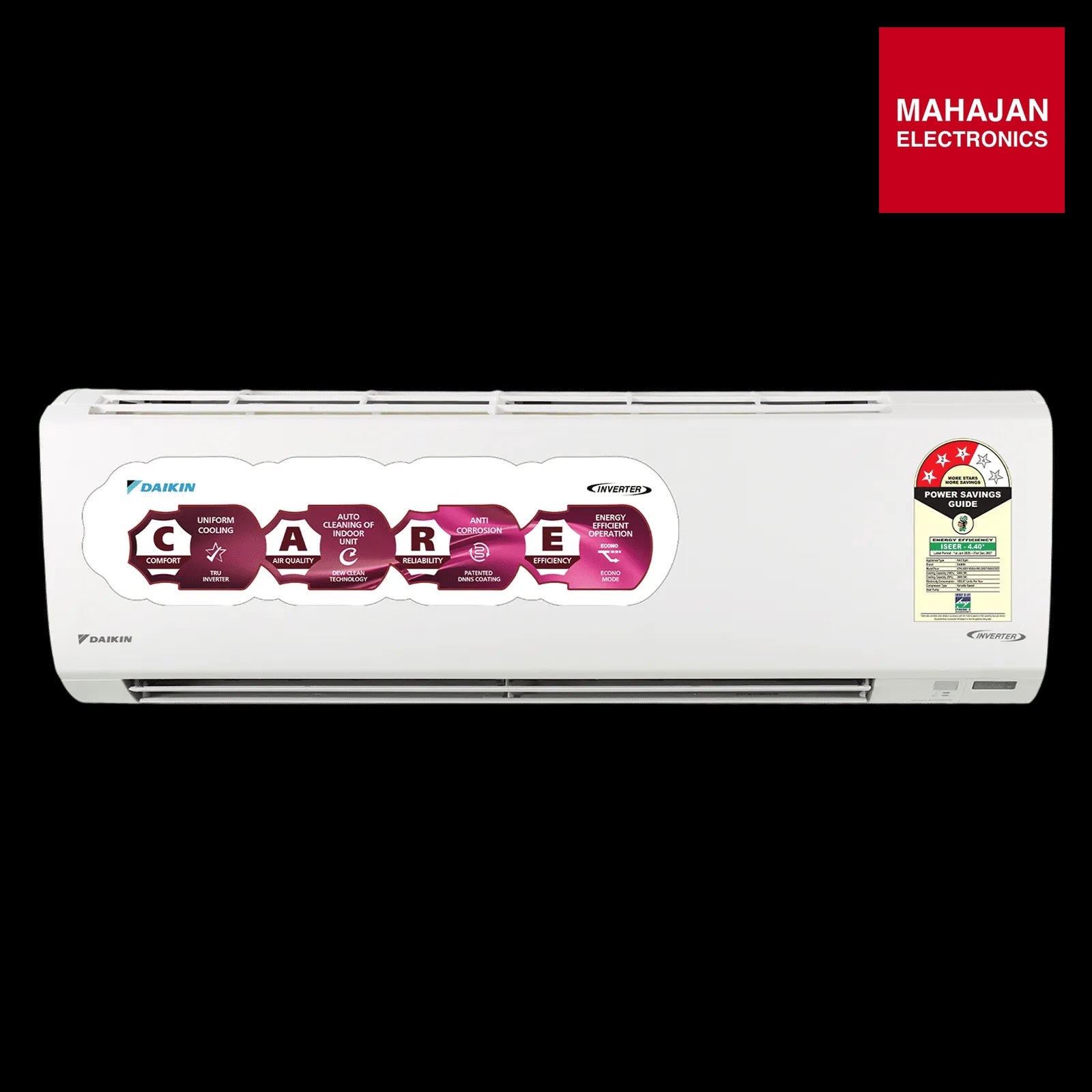 Daikin FTKL50XV16VAA 1.5 Ton 3 Star Inverter Split AC | Copper Condenser | PM2.5 Filter | Dew Clean – Mahajan Electronics Online.
