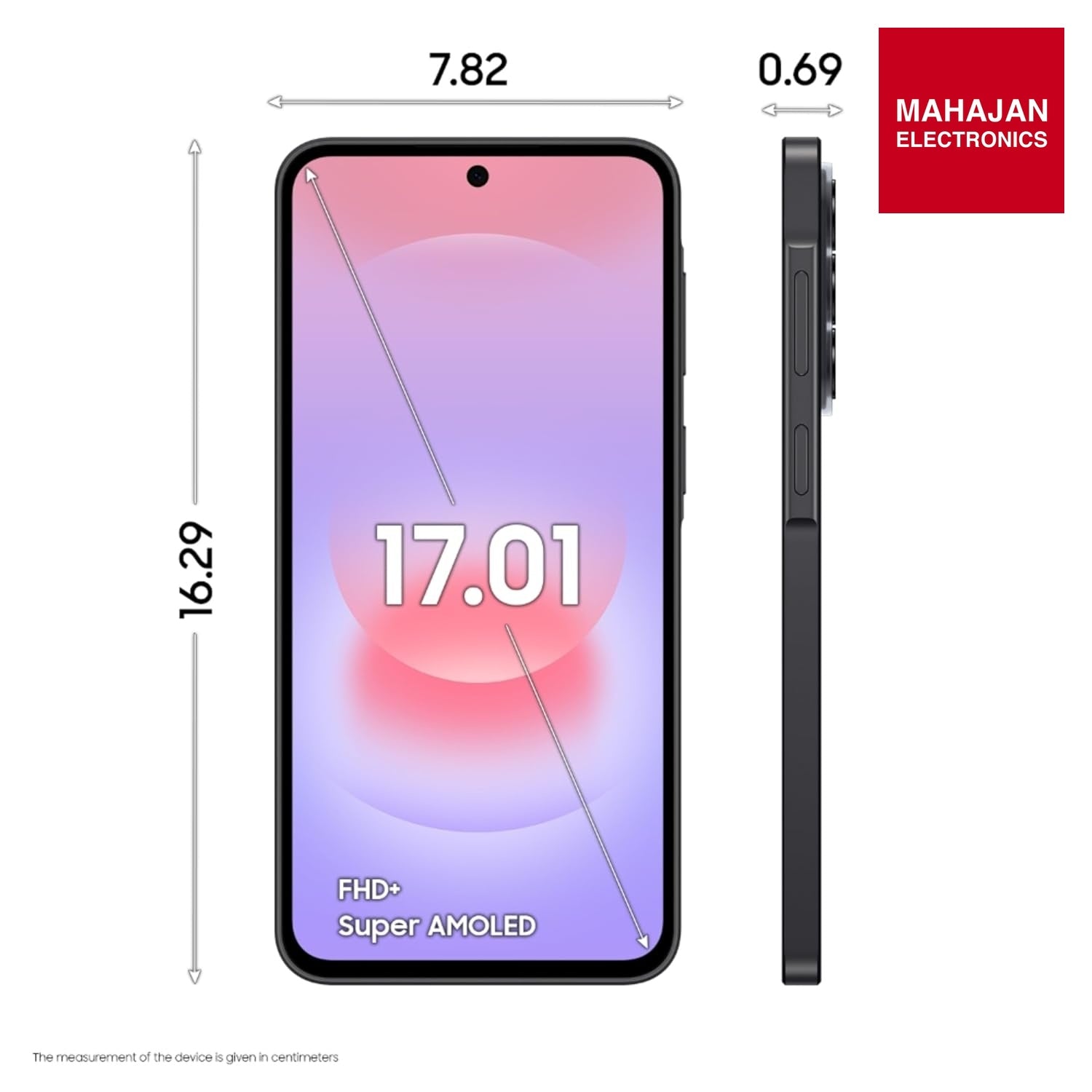Samsung Galaxy A37 5G (Awesome Charcoal, 12GB RAM, 256GB Storage), Agentic AI, Triple Camera with – Mahajan Electronics Online.