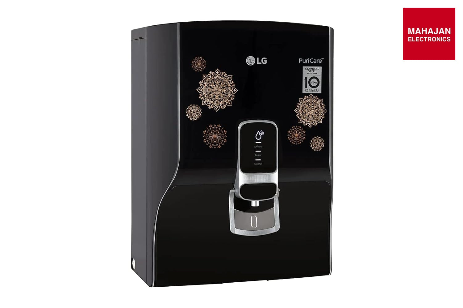 LG WW155NPB 8 litres RO+UV Water Purifier with Digital Sterilizing care and In Tank UV LED – Mahajan Electronics Online.