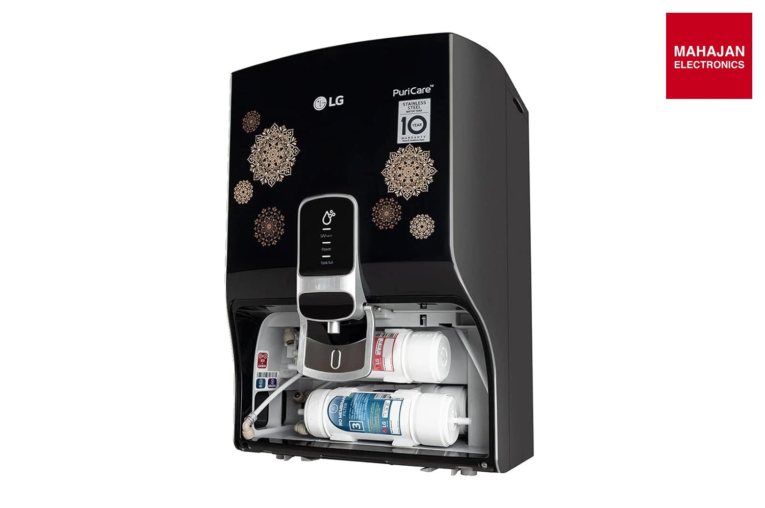 LG WW155NPB 8 litres RO+UV Water Purifier with Digital Sterilizing care and In Tank UV LED – Mahajan Electronics Online.